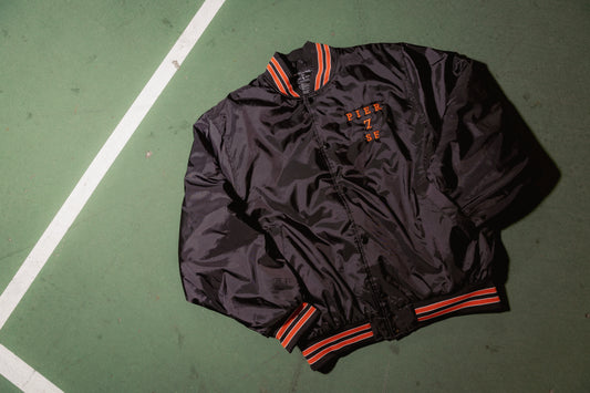 Dugout jacket "Black/Orange"