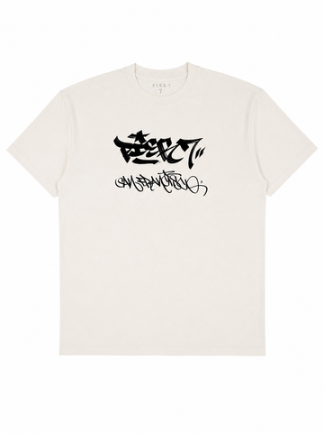 Graffiti logo tee - “White”